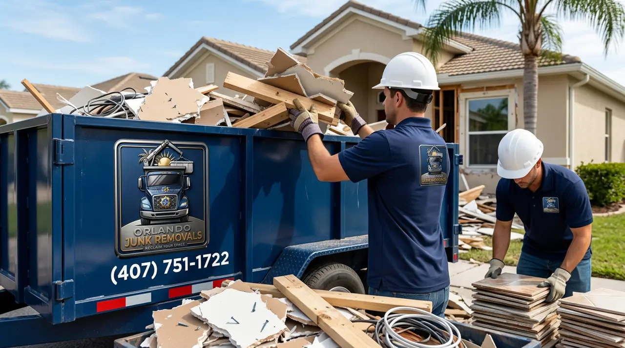 Construction Debris Disposal in Orange County, FL